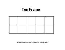 free printable ten frame cards