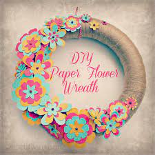 With each of these, you can. Easy Diy Paper Flower Wreath Sweet Lil You