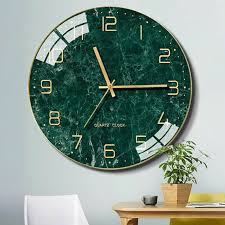 Glass Wall Clock Kitchen Creative