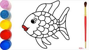 44+ Tranh tô màu con cá đẹp, dễ thương cho bé tập tô