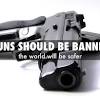 Guns Should Be Banned