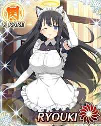 See more ideas about anime maid, anime, anime girl. Senran International Use Mask On Twitter New Catgirl Maid Cafe Cards With Ryoki é–ƒä¹±ã‚«ã‚°ãƒ© Senrankagura