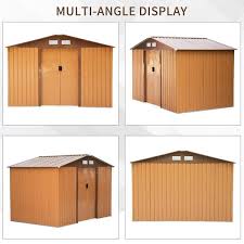 Metal Shed With Double Sliding Doors