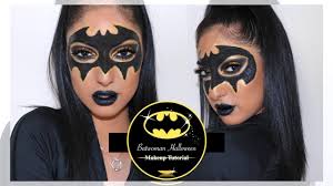 easy batwoman halloween makeup tutorial