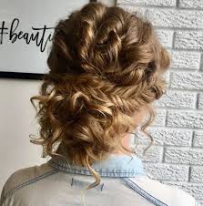 We turned to instagram and other sources to gather a few updos that are easy to pull together, give off intricate vibes, and allow you to give that bun a break. 45 Charming Bride S Wedding Hairstyles For Naturally Curly Hair Weddingomania