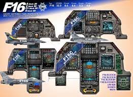 F16 VIPER COCKPIT instrument panel CDkit | eBay