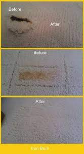 plano carpet repair iron burns