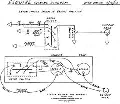 In the front position of the eldred esquire wiring, the pickup is routed through a single, small capacitor and volume control, with the tone control. To Esquire Or To Tele Fender Stratocaster Guitar Forum