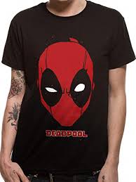 Cid Mens Deadpool Portrait T Shirt Amazon Co Uk Clothing