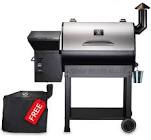 694 sq. in. Pellet BBQ and Smoker in Stainless Steel ZPG-7002E Z GRILLS