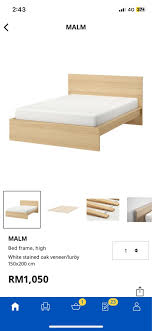 Ikea Malm Queen Size Bed Frame Luroy