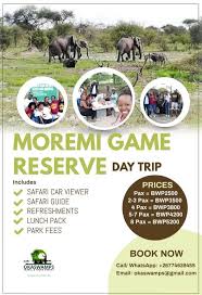 Moremi game reserve promo codes, coupons & discounts for january 2021. Maun Festive Season Oka Swamps Travel And Tours Agency Facebook