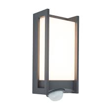 qubo led outdoor flush wall light with