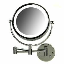 wall mounted dual sided makeup mirrors