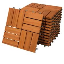 Deck Tiles 11pcs Acacia Wood 30x30cm