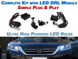 white led drl kit with decoder module