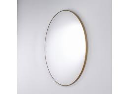 Round Mirror Hoop Bronze M