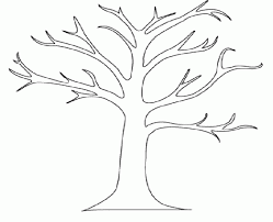Fall's most common leaf colors are red, yellow, and orange. Tree Without Leaves Coloring Page Coloring Home