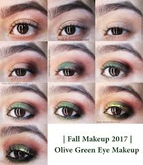 olive green eye makeup tutorial