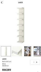 Ikea Lack Wall Shelf Unit Furniture