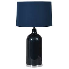 navy blue glass lamp it0204196