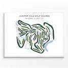 Juniper Hill Golf Course MA Golf Course Map Home Decor - Etsy