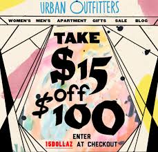 take 15 off 100 at urban outers