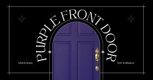Purple Front Door Meaning Purple Feng