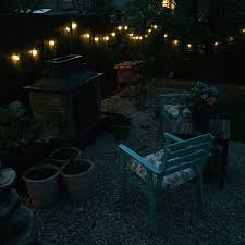 how to decorate with string lights outdoors
