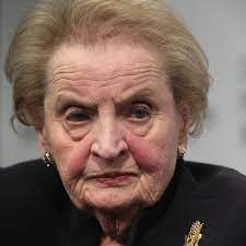 Madeleine Albright im Alter von 84 ...