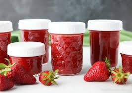 low sugar strawberry freezer jam