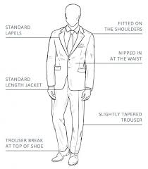 Tailored Fit Suits Size Guide Slater Menswear