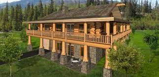 log home and log cabin floor plans