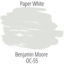 benjamin moore paper white oc 55