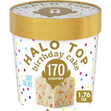 halo top single serving birthday cake