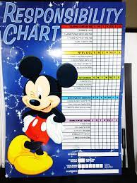 Amazon.com: Disney Mickey Mouse 'Responsibility Chart' & Magenets for Kids  : Office Products