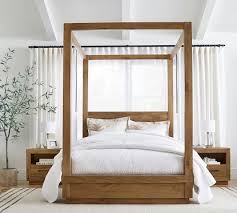 Oakleigh Reclaimed Wood Canopy Bed
