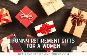 funny retirement gifts for a woman