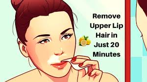 how to remove upper lip hair in 20