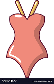 Swimsuit icon cartoon style Royalty Free Vector Image