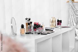 interior of modern makeup room stock 写