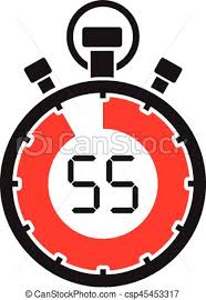 Fifty Five Minute Stop Watch Countdown