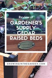 Gardener S Supply Cedar Raised Beds