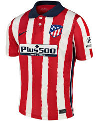 To download atletico madrid kits and logo for your dream league soccer team, just copy the url above the image, go to my club > customise team > edit kit > download and paste the url here. New Atletico Madrid Kit 2020 21 Nike Unveil Atleti Home Jersey With Distorted Stripes Football Kit News