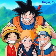 The initial manga, written and illustrated by toriyama, was serialized in weekly shōnen jump from 1984 to 1995, with the 519 individual chapters collected into 42 tankōbon volumes by its publisher shueisha. Dragonballz Onepiece Bleach Naruto Image By Dontemc1012