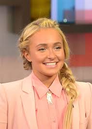 hayden panettiere s messy side braid is