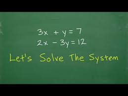 Let S Solve The System Step By Step