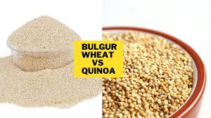 bulgur wheat vs quinoa calories