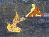 Sujata feeding Buddha picture এর ছবির ফলাফল