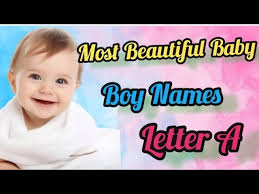 baby boy names starting with letter